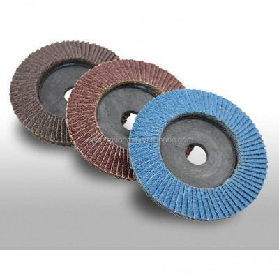 4"/ 100mm*16mm Abrasive Flap Wheel Emery Cloth Overlapped Abrasive Sanding Discs For Polishing 72flaps